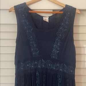 Sundance Midnight Blue Gauze Maxi Dress